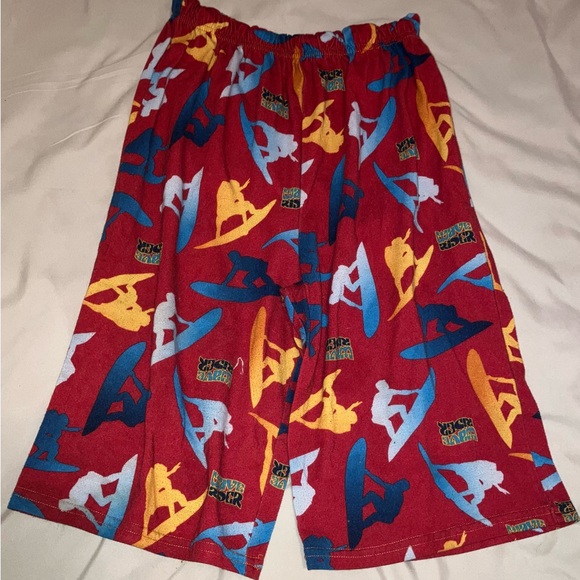 Boy’s Colorful Surfboard Print Sleeping Shorts Size 12/14 - Picture 1 of 3